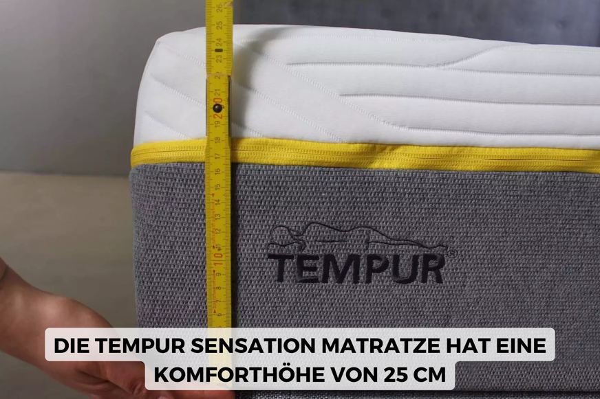 Tempur Sensation Matratze Aufbau